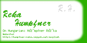 reka humpfner business card